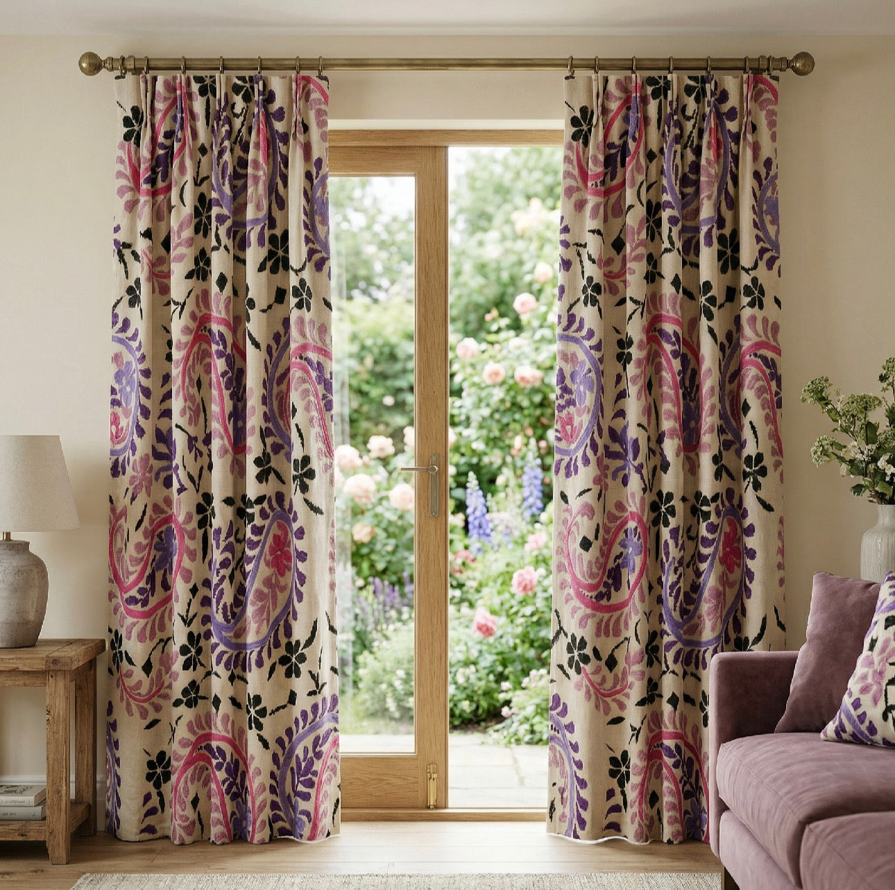 .Printed Curtains