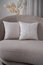 White Royal Cushion Cover