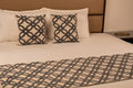 Gray XO Bed Runner