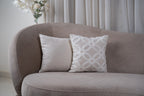 White XO Cushion Cover