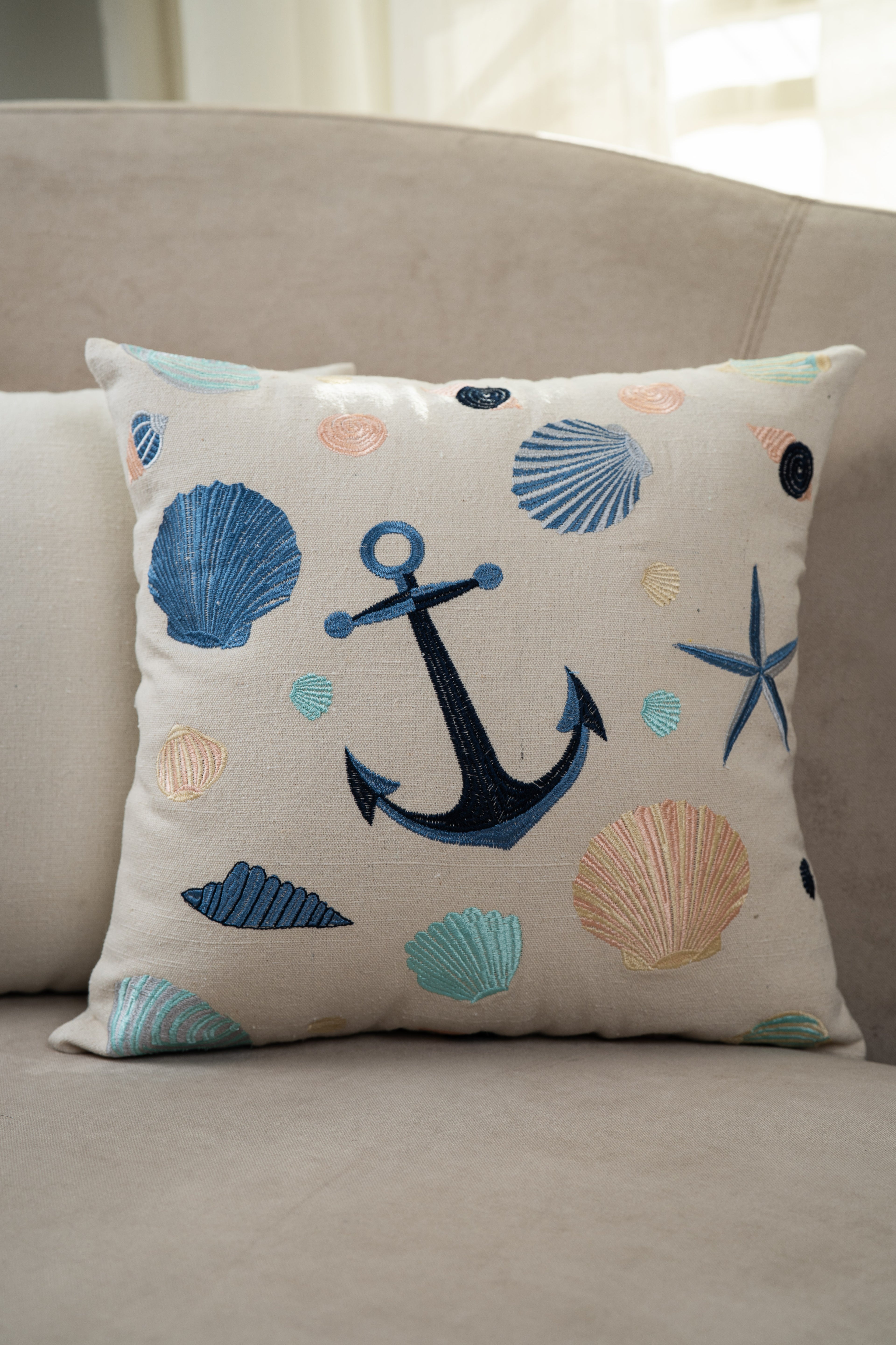 Sea Shells Cushion Cover