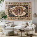 Beige Kilim Style Wall Tapestry