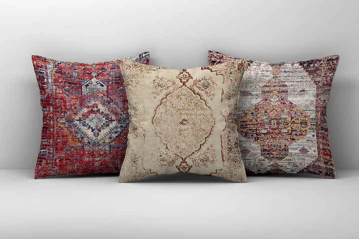 Vintage Cushion Cover Set -3 Pieces