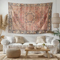 Vintage Turkish Rug Style Tapestry
