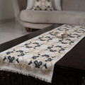 Black Arabesque Table Runner