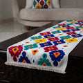 Colored Appliques Table Runner