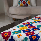 Colored Appliques Table Runner