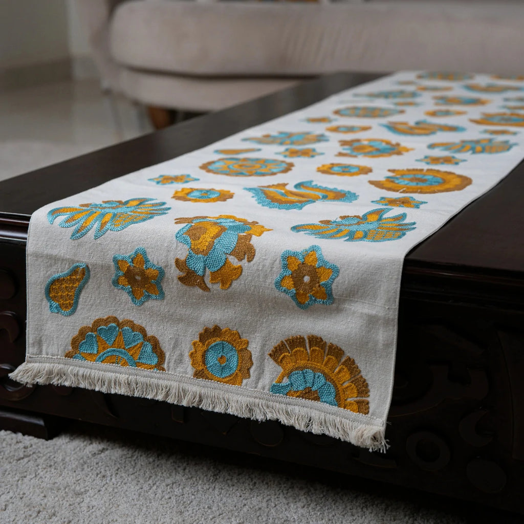 Yellow Pharaonic Table Runner