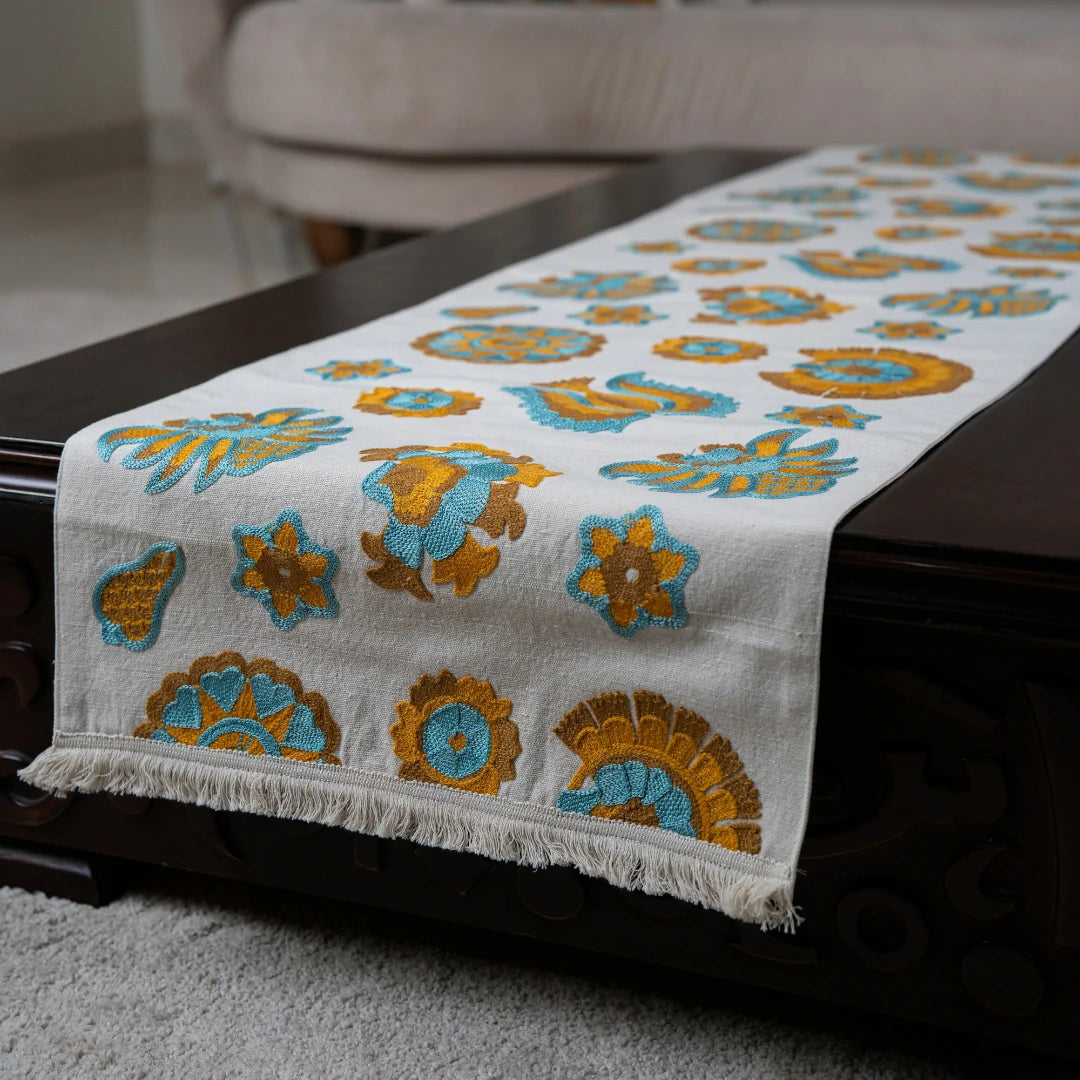 Yellow Pharaonic Table Runner