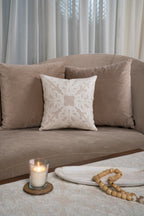 White Royal Cushion Cover