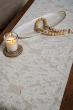 White Royal Table Runner