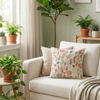 Pastel Flowers Table Runner & Cushion Set