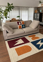 Scarab Studio wool Kilim Rug
