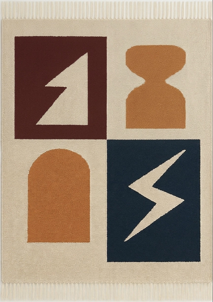 Scarab Studio wool Kilim Rug