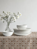 Brown Patterned Rectangle Tablecloth