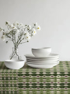 Geometric Green Pattern Tablecloth