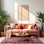 Afghani Digital Woven Rug