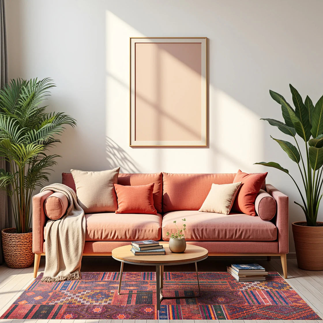 Afghani Digital Woven Rug