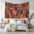 Vintage Turkish Kilim Patchwork Tapestry