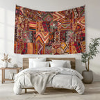 Vintage Turkish Kilim Patchwork Tapestry