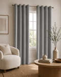 Premium 100% Blackout Curtains – GRAY