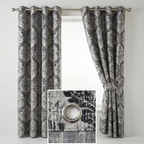 Vintage Floral Damask Curtains