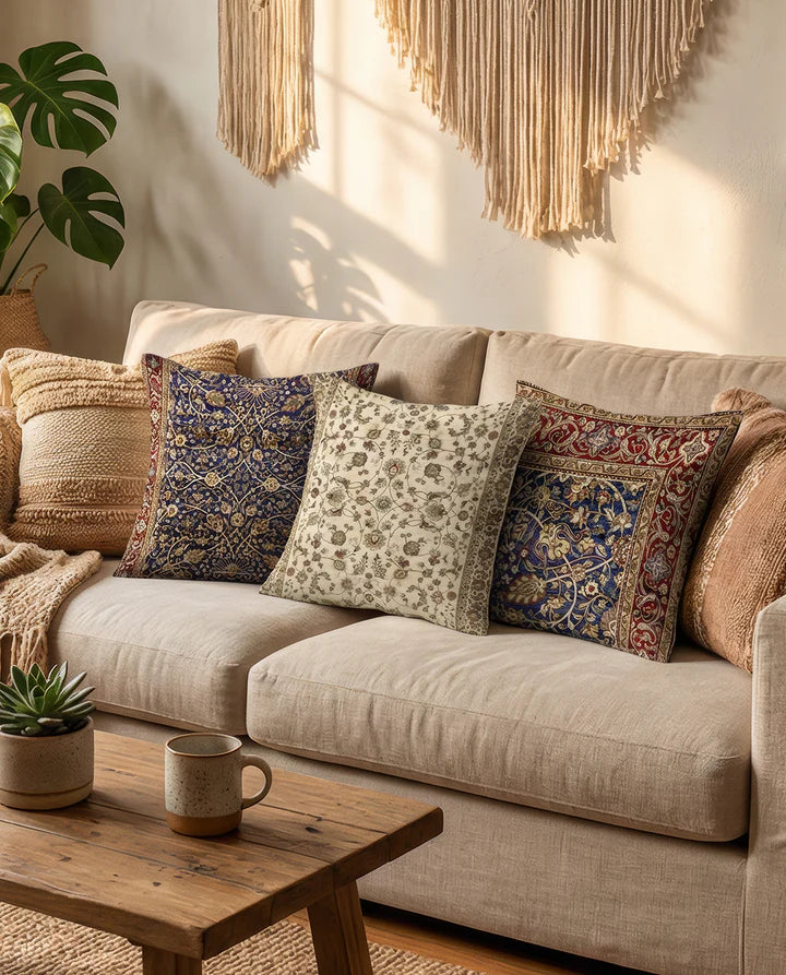 Turkish Rug Design Cover Set 3-Pieces
