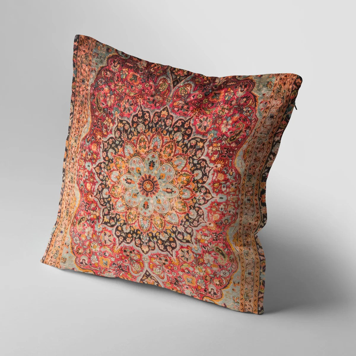 Vintage Retro Royal Exotic Cushion Cover