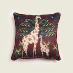 Luxury Velvet Giraffe Cushion