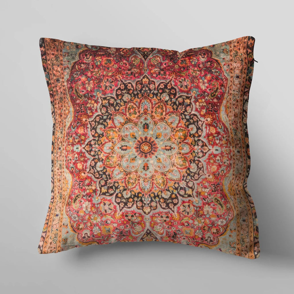 Vintage Retro Royal Exotic Cushion Cover