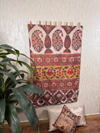 Red Kilim Style Wall Tapestry