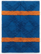 Blue Wool Kilim Rug