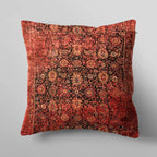 Textured Orange  Cushion Cover