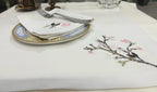 Branch Luxury Embroidered Table Linen Collection – 100% Egyptian Cotton & Linen