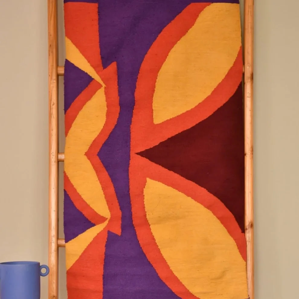 Blossom Cotton Kilim Rug