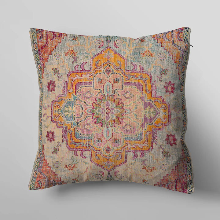 Hot Pink Azar Bohemian Pillow  Cushion Cover Set 3- Pieces