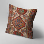 Geometric Rug Pattern Cushion Cover