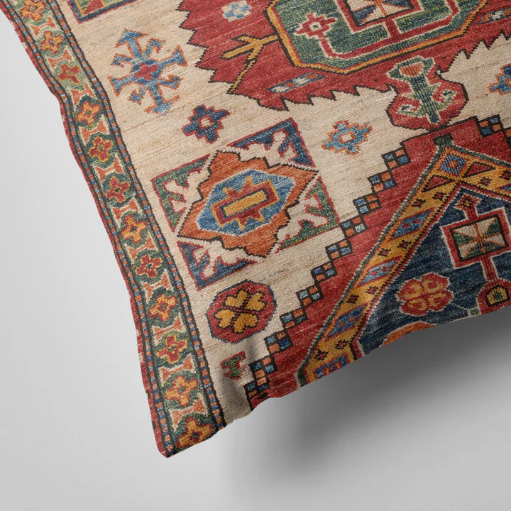 Vintage Hand - Knotted Turkish Rug Cushion Cover