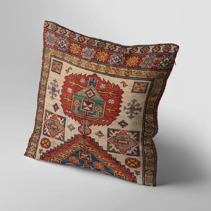 Vintage Hand - Knotted Turkish Rug Cushion Cover