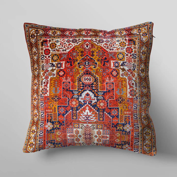 Vintage Tiles And Geometric Cushion Cover