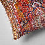 Vintage Tiles And Geometric Cushion Cover