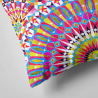 Vibrant Moroccan Geometric Cushion Cover