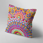Vibrant Moroccan Geometric Cushion Cover