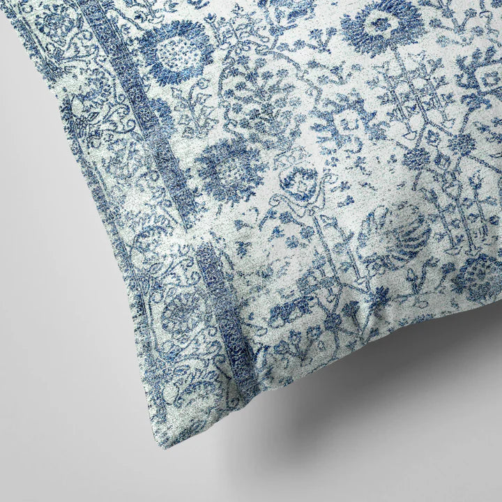 Blue Boho Cushion Cover