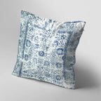 Blue Boho Cushion Cover