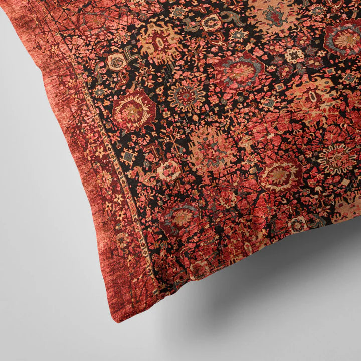 Textured Orange  Cushion Cover