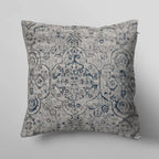 Blue Vintage Carpet Pattern Cushion Cover Set -3 Pieces