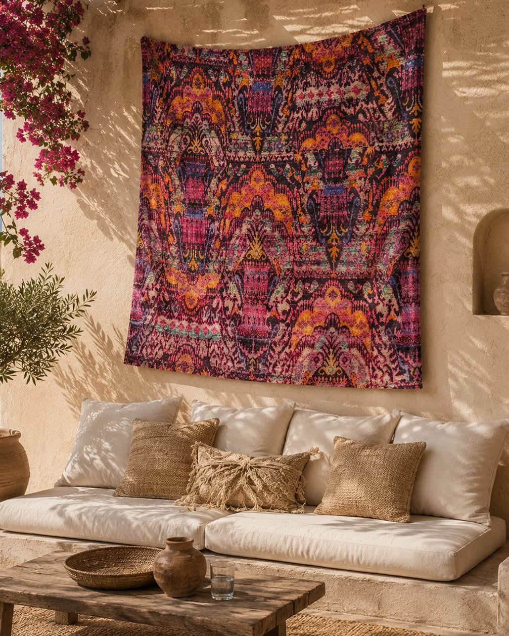 Indian Bohemian Wall Tapestry