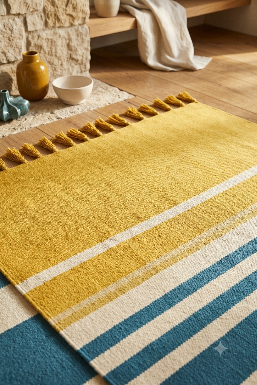 Isis Gold Kilim Rug