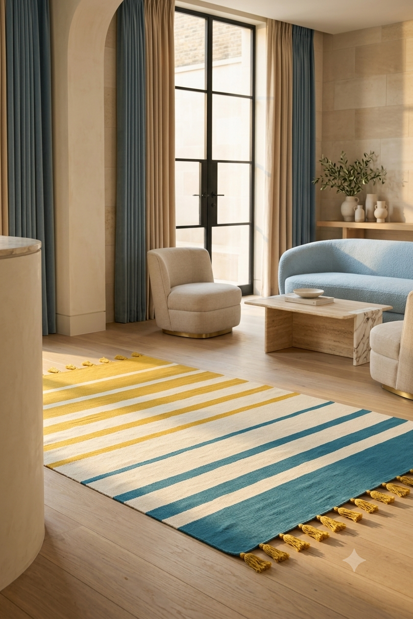 Isis Gold Kilim Rug